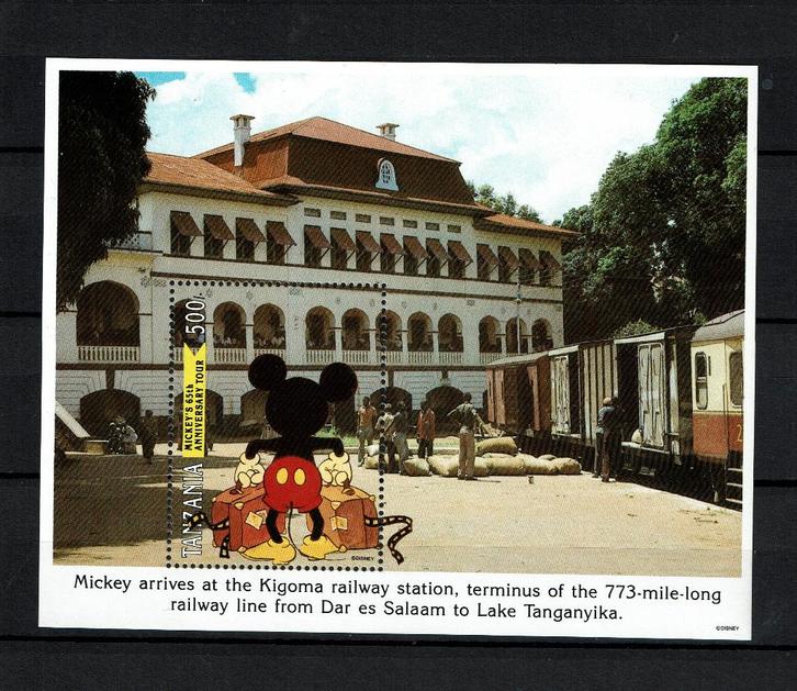 tanzania pf blok mickey mouse disney, Postzegels en Munten, Postzegels | Thematische zegels, Postfris, Ophalen of Verzenden
