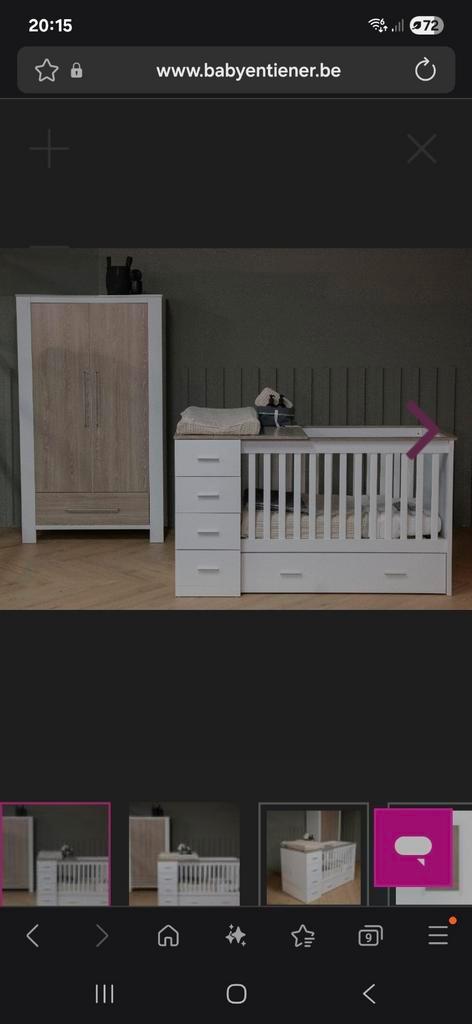 Complete babykamer combinatiebed, Kinderen en Baby's, Kinderkamer | Complete kinderkamers, Zo goed als nieuw, Jongetje of Meisje
