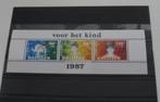 Nederlandse antillen blok kinderzegels 1987, Ophalen of Verzenden, Postfris