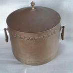 grote, koperen ketel / pot met deksel hamerslag ongemerkt, Ophalen, Koper