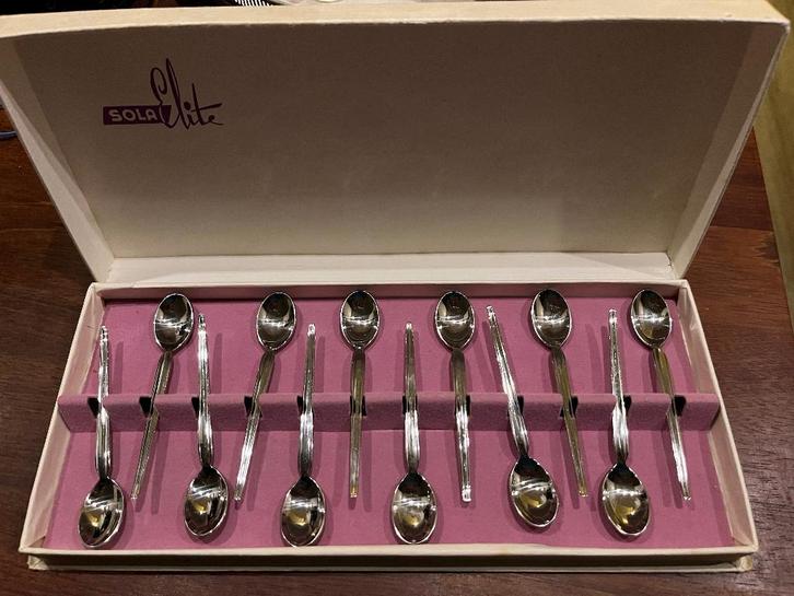 Sola Elite Desiré - Mokka-/likeurlepeltjes, Antiek en Kunst, Antiek | Bestek, Ophalen of Verzenden