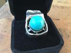 Zilveren ring, Sieraden, Tassen en Uiterlijk, Ringen, 20 of groter, Ophalen of Verzenden, Zo goed als nieuw, Dame