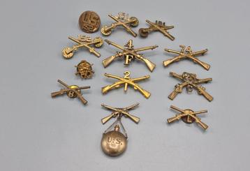 US Spanish-American War Kepi & Collar Insignia beschikbaar voor biedingen