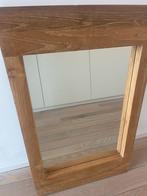 Spiegel - teak (nieuw), Huis en Inrichting, Woonaccessoires | Spiegels, Ophalen, Nieuw, Rechthoekig, Minder dan 100 cm