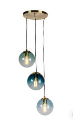Hanglamp met drie lichtpunten, Huis en Inrichting, Lampen | Hanglampen, Ophalen, 75 cm of meer, Modern, Glas
