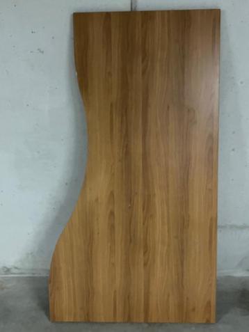 Werkblad lang 180 cm  x breed 80-75-100 cm beschikbaar voor biedingen