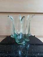 Glazen Kaarsenkandelaar/Object - Recycled Art, Overige kleuren, Ophalen of Verzenden, Minder dan 50 cm, Glas
