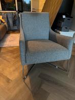 Zo goed als nieuwe Natuzzi fauteuil - grijs gemêleerd, Huis en Inrichting, Fauteuils, Ophalen, Minder dan 75 cm, Zo goed als nieuw