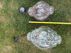 2 mooie authentieke oude hanglampen uit jaren ‘30 huis, Ophalen, Gebruikt, Jaren 30, Glas