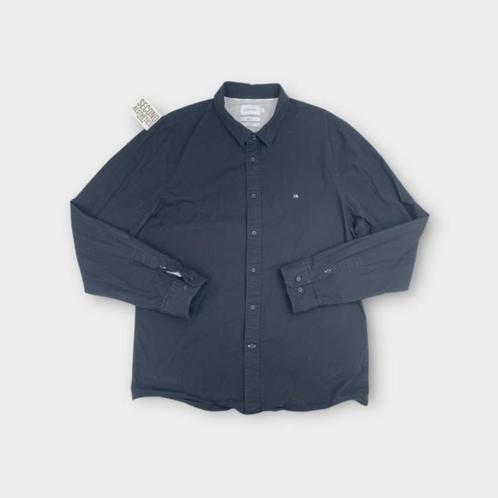 Calvin Klein heren overhemd  Maat XXL, Kleding | Heren, Overhemden, Gedragen, Overige halswijdtes, Zwart, Ophalen of Verzenden
