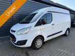 Ford Transit Custom 290 2.2 TDCI L2H2 incl Inrichting, Auto's, Euro 5, Gebruikt, Zwart, 4 cilinders