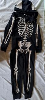 Leuke onesie met skelet print maat 134/140, Ophalen of Verzenden, Gebruikt, 134 t/m 140, Jongen of Meisje