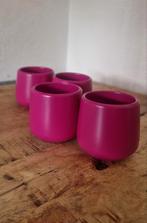 4 roze potjes, Antiek en Kunst, Antiek | Keramiek en Aardewerk, Ophalen of Verzenden