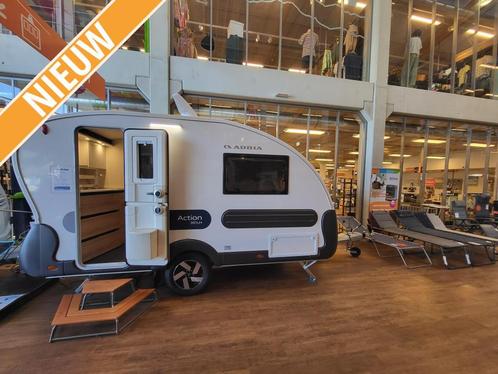 Adria Action 391 LH; nieuw, GRATIS MOVER, Caravans en Kamperen, Caravans, Bedrijf, tot en met 2, 750 - 1000 kg, Overige, Adria