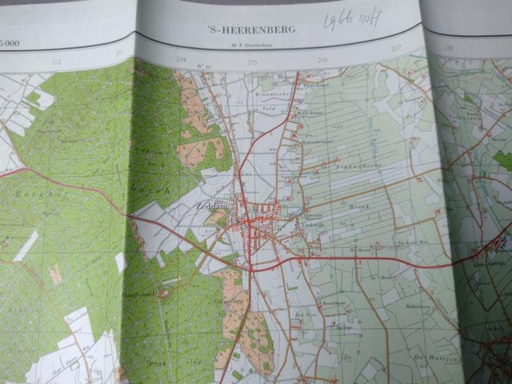 40 H s,-Heerenberg Emmerich Zeddam Azewijn Beek 1966, Antiek en Kunst, Kunst | Litho's en Zeefdrukken, Ophalen of Verzenden