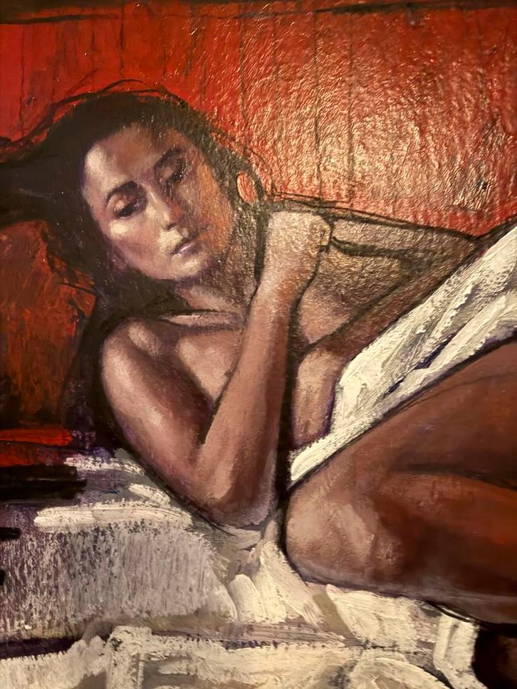Nico Vrielink Schilderij - Origineel Kunstwerk, Antiek en Kunst, Kunst | Schilderijen | Klassiek, Ophalen of Verzenden