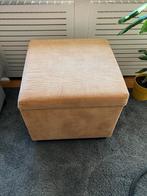 Opberg voetenbank, Ophalen, Minder dan 50 cm, Vierkant, Zo goed als nieuw