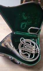 Prachtige Waldhoorn, Muziek en Instrumenten, Blaasinstrumenten | Hoorns, Ophalen, Gebruikt, F-hoorn, Met koffer