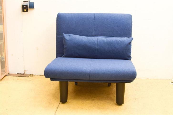 slaapstoel 44977, Huis en Inrichting, Fauteuils, Gebruikt, Metaal, Stof, 75 tot 100 cm, Ophalen of Verzenden