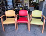 Brunner stoelen 12x, Huis en Inrichting, Stoelen, Ophalen, Overige kleuren, Hout, Zo goed als nieuw