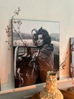 Poster op hout., Ophalen of Verzenden, Foto of Poster, Minder dan 50 cm