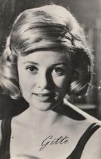 Oude Kaart - Gitte Hæning, Verzenden, 1960 tot 1980, Ongelopen, Sterren en Beroemdheden