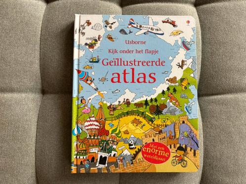 Geïllustreerde wereldatlas Usborne nieuw, Boeken, Kinderboeken | Jeugd | onder 10 jaar, Zo goed als nieuw, Non-fictie, Ophalen of Verzenden