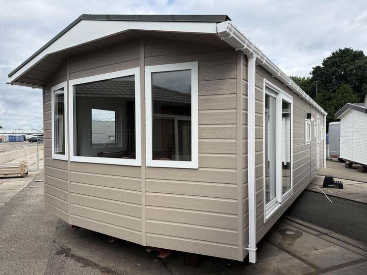 Muller Chalet 10.50 x 3.80 m Kunststof CV, Caravans en Kamperen, Stacaravans