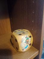 Vintage Houten Dobbelsteen Spaarpot, Ophalen