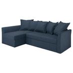 Bank, IKEA Holmsund Sofa, Ophalen, Blauw, Tweepersoons, Zo goed als nieuw