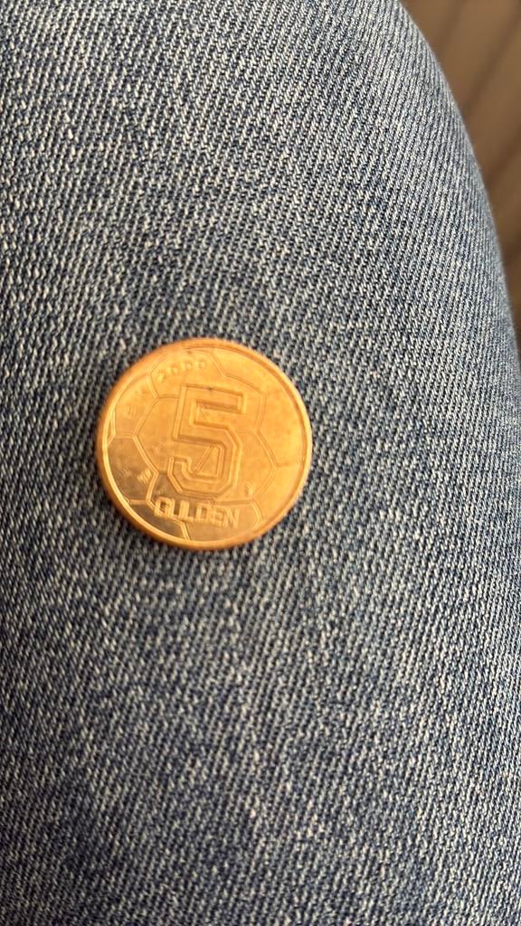 Nederland 5 gulden 2000 EK voetbal, Ophalen of Verzenden, Koningin Beatrix, 5 gulden