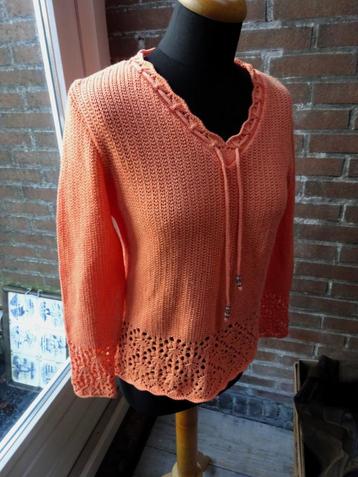 Oranje trui 50% katoen, 50% polyacryl maat M beschikbaar voor biedingen