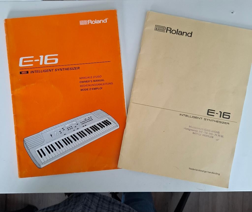 Roland E-16 Handleiding NL, Ophalen of Verzenden, Zo goed als nieuw, Overige aantallen, Roland