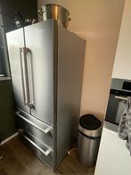 Smeg Amerikaanse Koelkast - RVS - Dubbele Deuren, Ophalen, Gebruikt, 200 liter of meer, 60 cm of meer