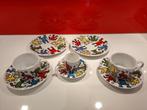 Keith Haring servies 2 platte borden, 2 koffie, 1 espresso, Verzamelen, Porselein, Kristal en Bestek, Ophalen of Verzenden, Zo goed als nieuw