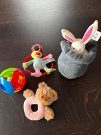 Baby Speelgoed Set - Rammelaar, Knuffel, Mobiel, Ophalen of Verzenden, Gebruikt, Rammelaar, Met geluid