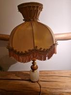 Vintage/klassieke tafellamp met marmeren voet, Huis en Inrichting, Lampen | Vloerlampen, Ophalen