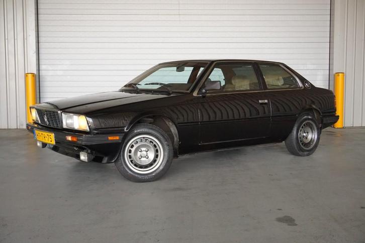 Maserati BITURBO Bi-Turbo V6, Auto's, Maserati, Bedrijf, Overige modellen, Benzine, Coupé, Handgeschakeld, Geïmporteerd, Zwart