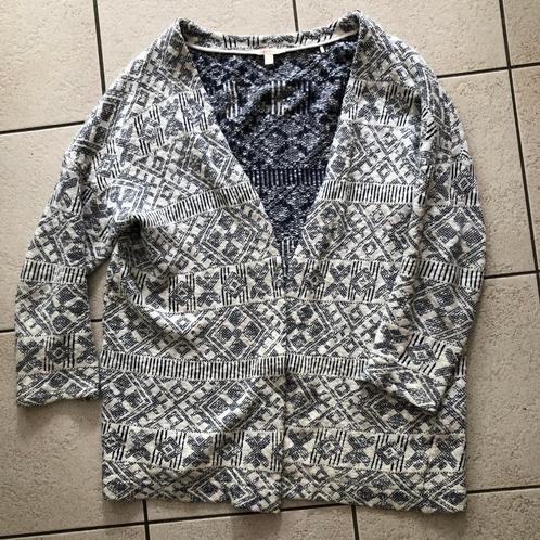 Soepel vest  blauw/wit Esprit maat XXL, Kleding | Dames, Truien en Vesten, Gedragen, Maat 46/48 (XL) of groter, Blauw, Ophalen of Verzenden