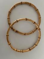 Set van 2  ringen van bamboe/, Ophalen of Verzenden, Gebruikt, Breien of Haken