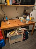 Keukentafel met grote la 130x74x73, Ophalen, Zo goed als nieuw