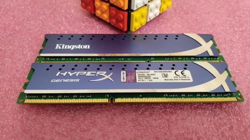 Kingston 8GB (2x4) DDR3 1600Mhz HyperX Blue, Computers en Software, RAM geheugen, Zo goed als nieuw, Desktop, 8 GB, DDR3, Ophalen of Verzenden
