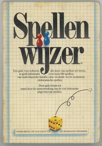 Spellen wijzer voor bordspellen met informatie. beschikbaar voor biedingen