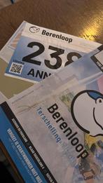 Startnummer halve marathon Berenloop, Tickets en Kaartjes, Eén persoon, November