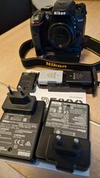 Nikon D 5300 + Nikkor 55-300 lens, 2 opladers en 2 batt., Ophalen, Gebruikt, Spiegelreflex, Nikon