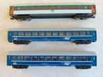 H0#481 Fobbie rijtuigen 4110 4113, TEN, SNCF., Hobby en Vrije tijd, Modeltreinen | H0, Gebruikt, Gelijkstroom, Wagon, Piko