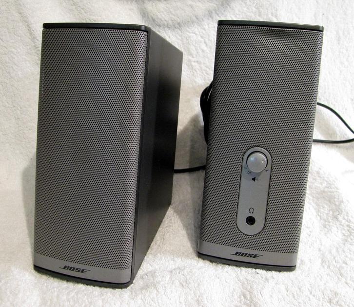 Bose Companion 2 series II actieve desktop luidsprekers, Audio, Tv en Foto, Luidsprekers, Gebruikt, Front, Rear of Stereo speakers