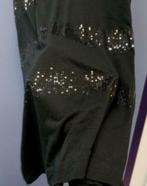 Sandwich zwart tank top met rijen pailletjes mt M nr 36562, Maat 38/40 (M), ., Zwart, Sandwich
