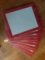 10 mooie rode passepartouts 50x60cm, Ophalen, Zo goed als nieuw