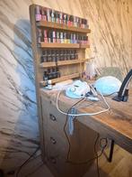 Gebruikte Nageltafel met Afzuiging - Hout, Ophalen of Verzenden